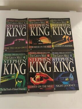 Stephen King — The Green Mile — Complete Set of 6 First Printings  1996